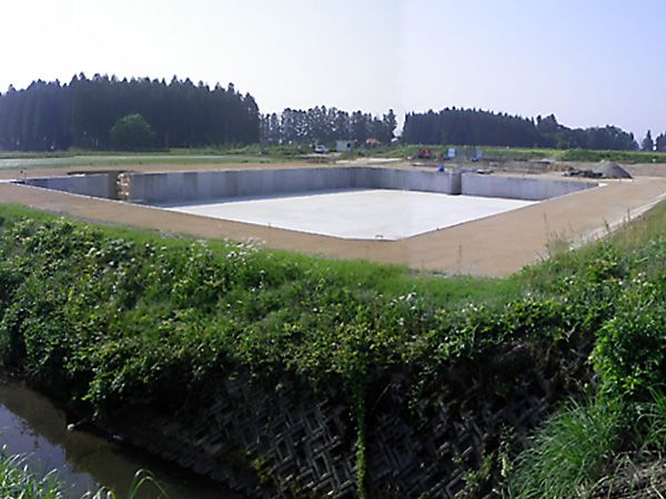 平成24年度　山王原地区農地整備事業（経営体育成型）第1工区工事