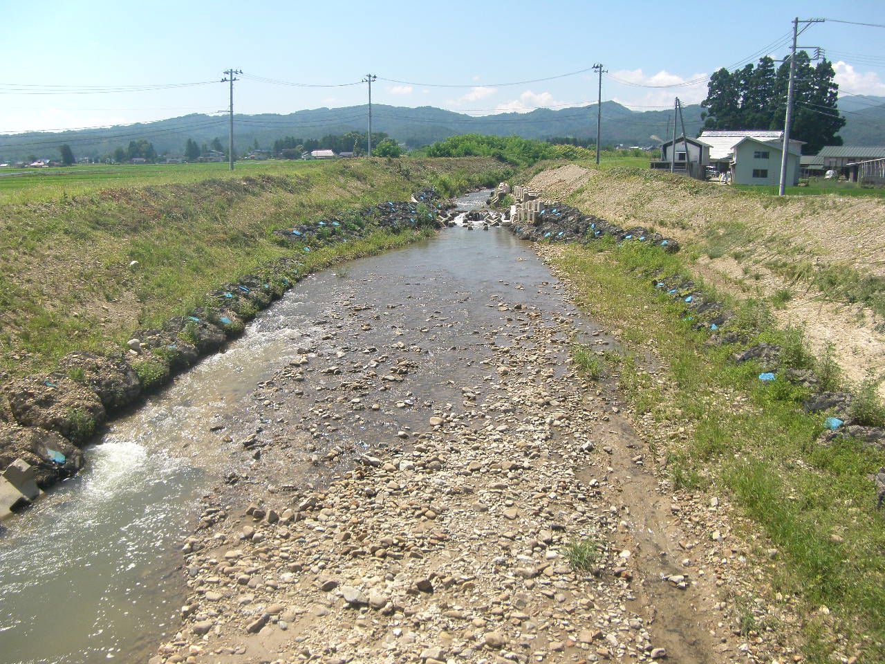 平成２８年萩生川護岸工事