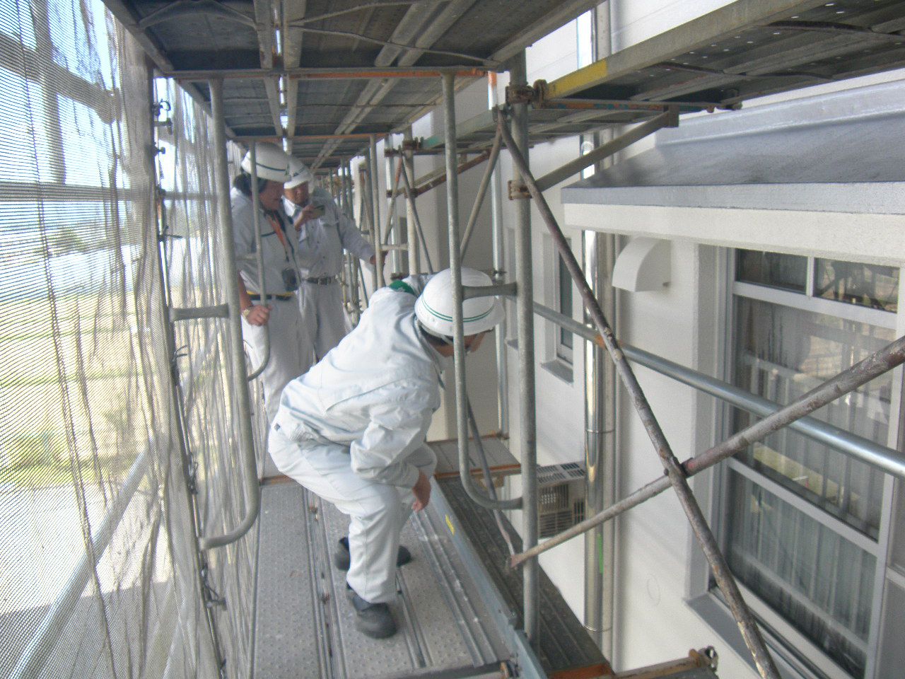 いいでハイツ屋上防水等改修工事