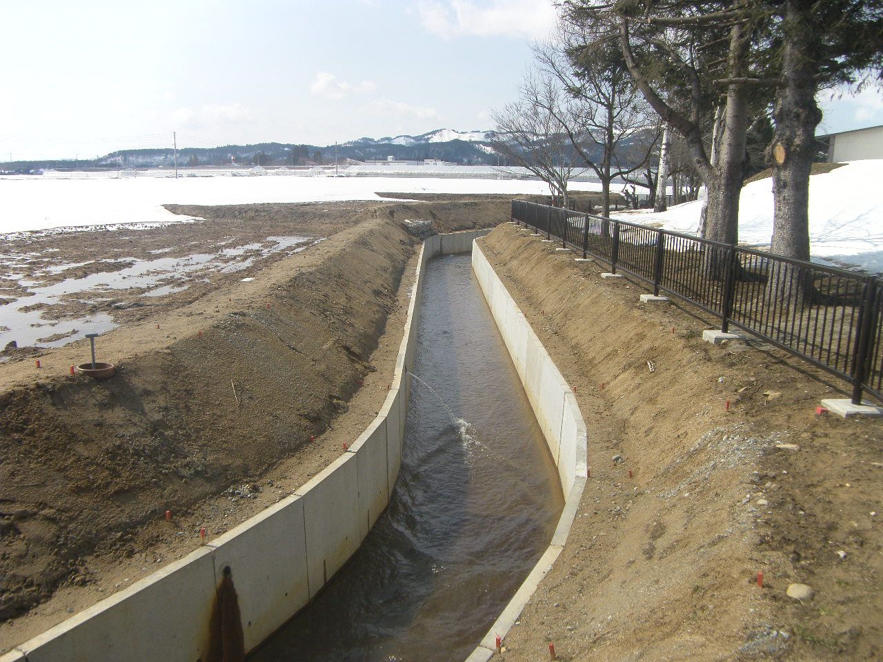 平成28年度　萩生地区農村地域防災減災事業（用排水施設整備）第1工区工事