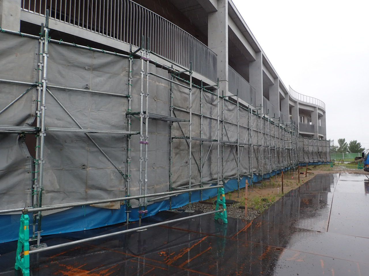 第一小学校旧体育館解体工事