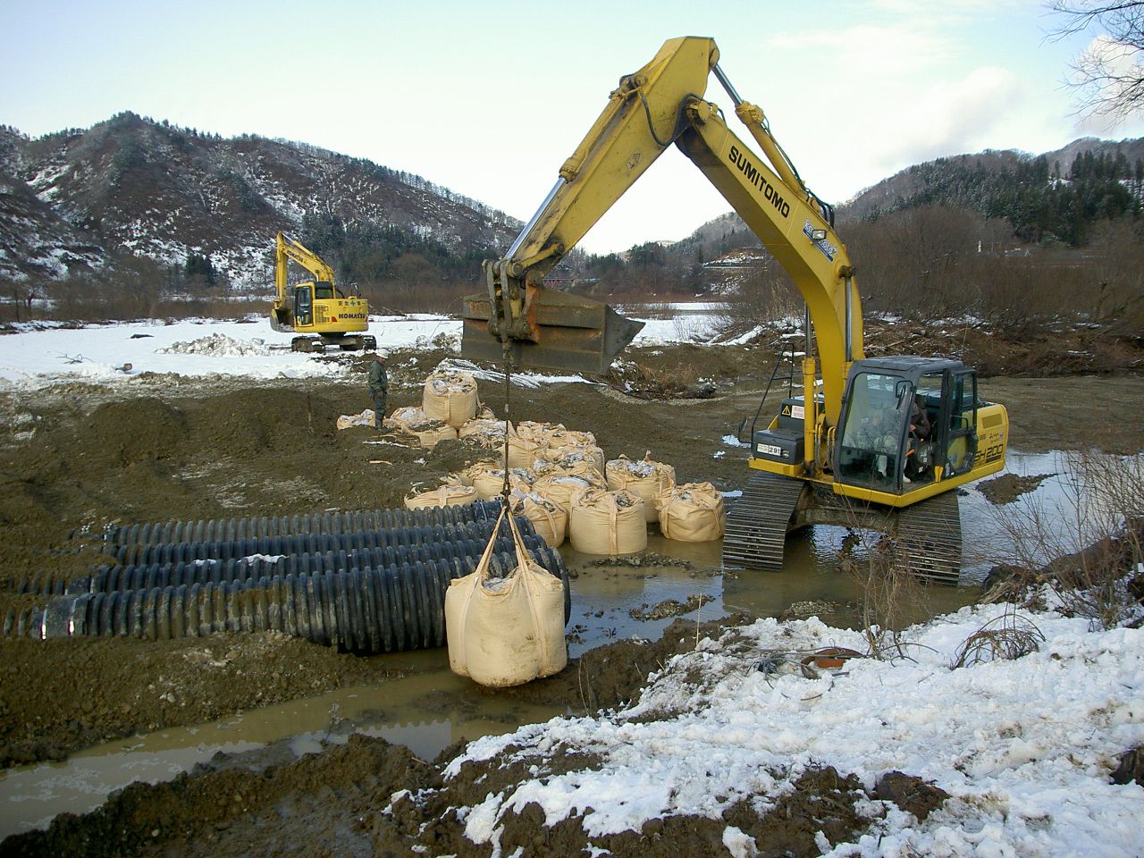 白川ダム維持工事