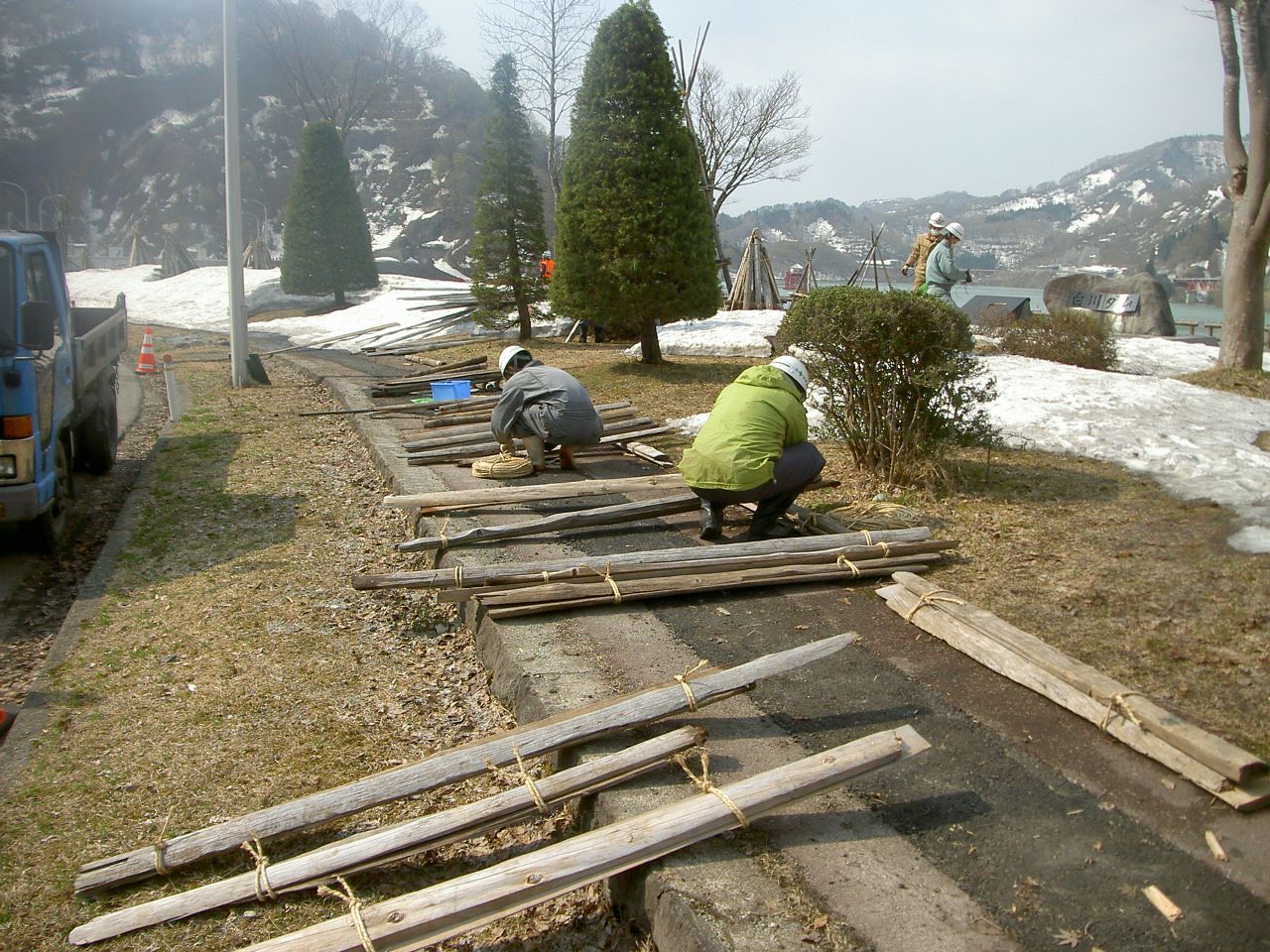 白川ダム維持工事