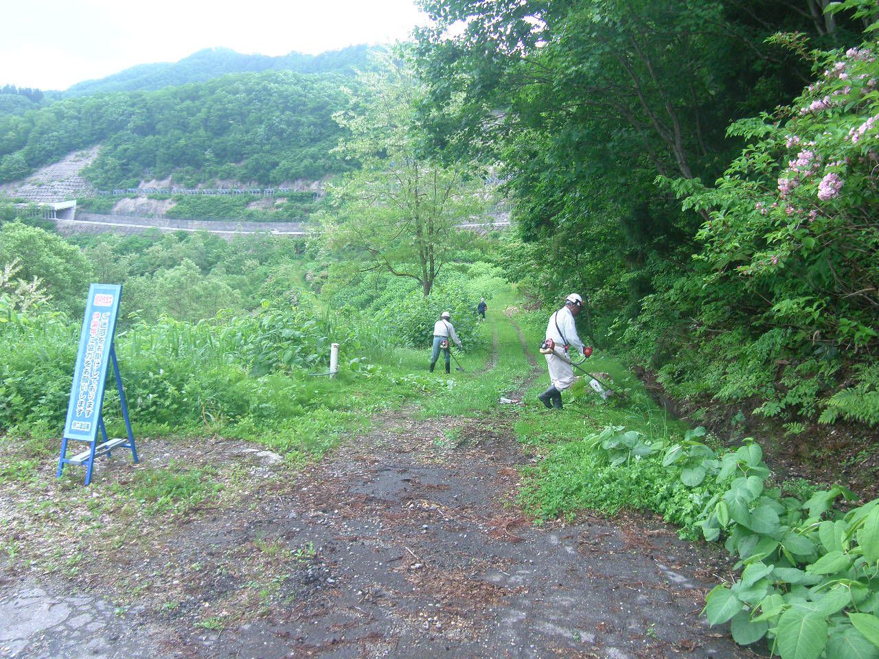 白川ダム維持工事