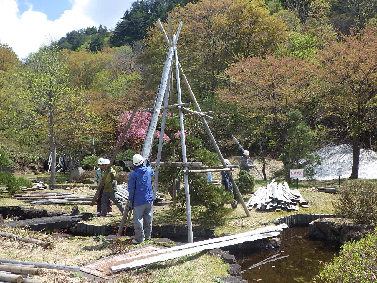 白川ダム維持工事