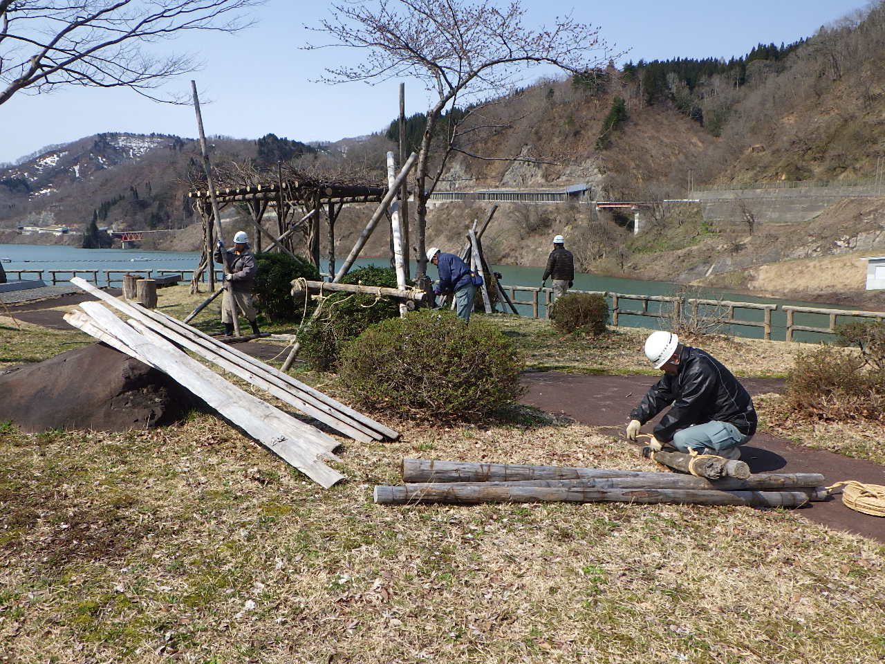 白川ダム維持工事