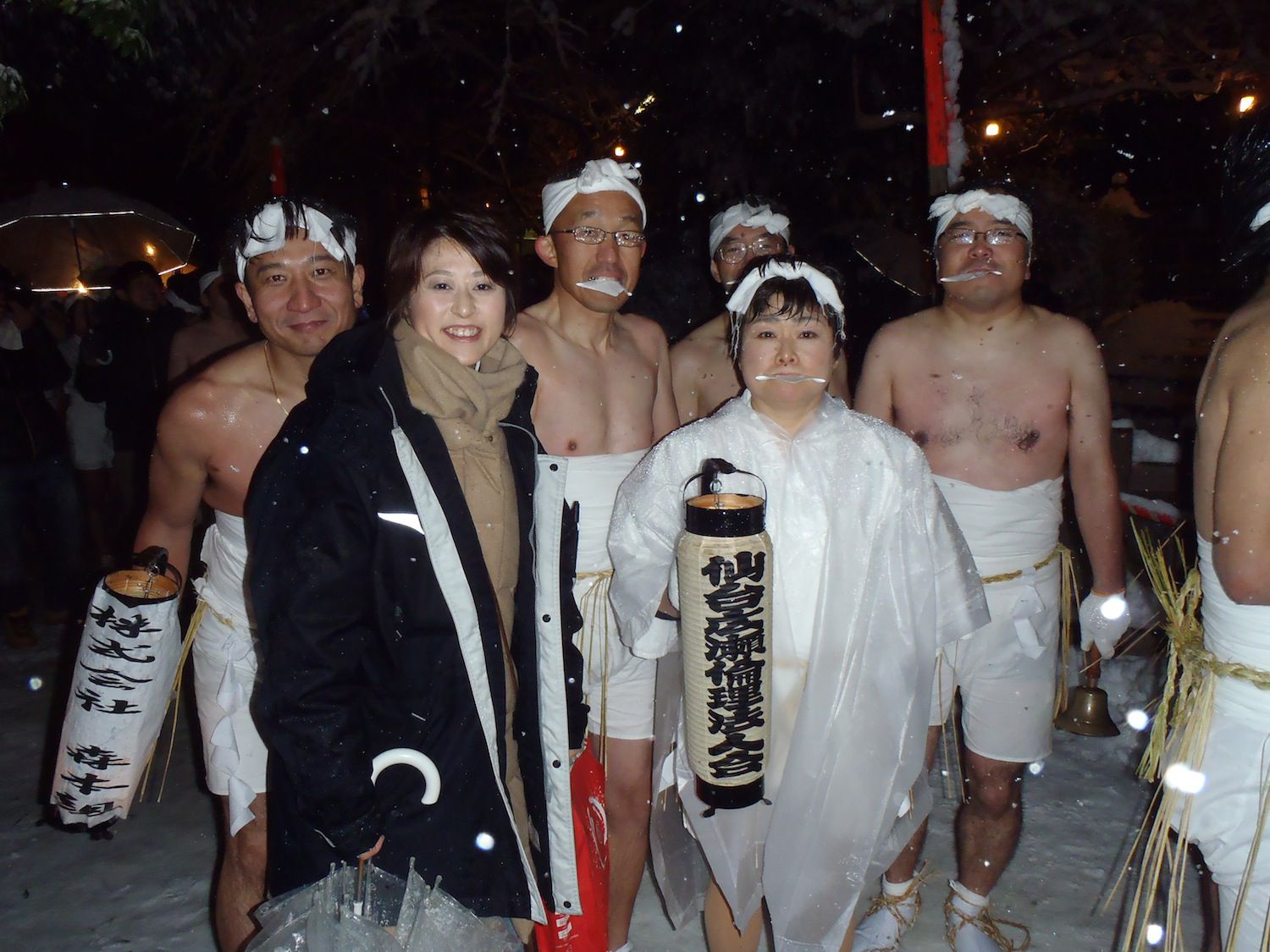 大崎八幡宮　松焚祭　はだか参り