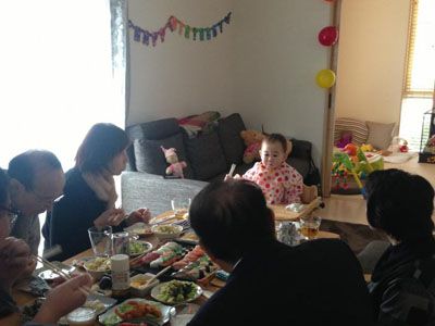 一歳のお誕生会