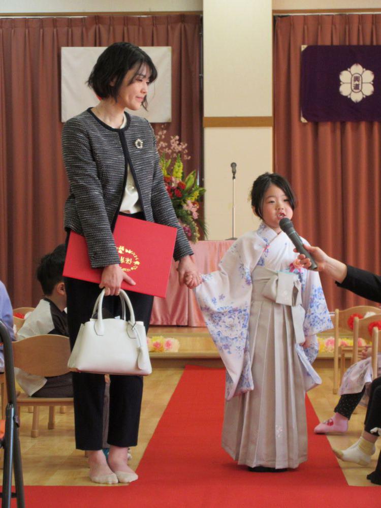 「卒園式」 ～みなさんご卒園おめでとうございます～