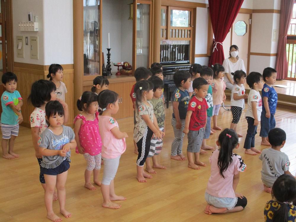 かもしかクラブ入会式（交通安全教室）