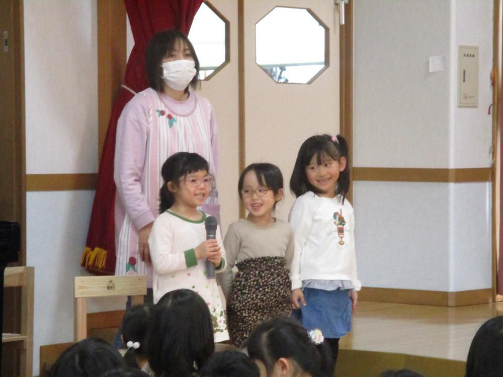 年長組さんとのお別れ会　ゆり組さんありがとう　パート①