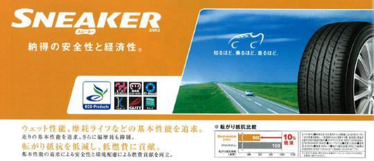 軽自動車用：夏タイヤ【155/65R13】10/10まで大特価！！