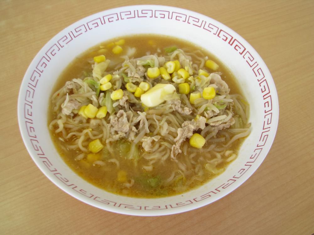 ご当地メニュー「味噌バターコーンラーメン」