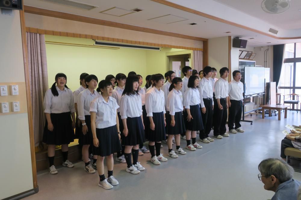 米沢興譲館高校音楽部様ボランティア