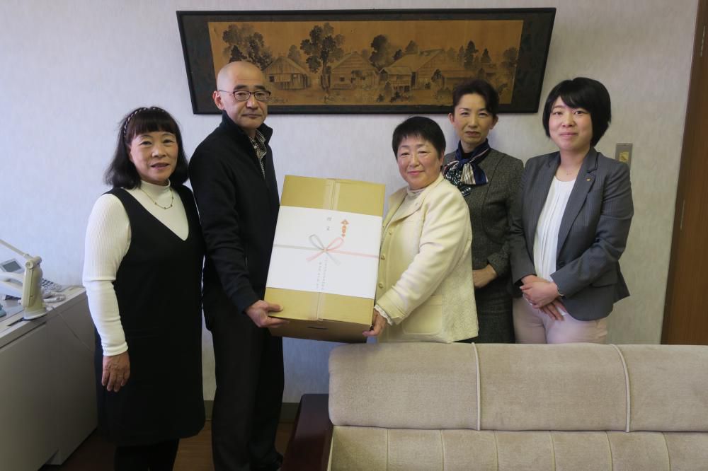 米沢法人会女性部会様よりタオル寄贈