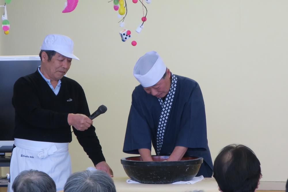 そば打ちボランティア