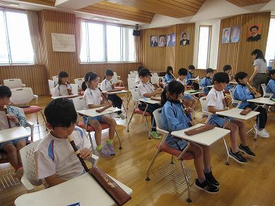 ３年生　リコーダー講習会