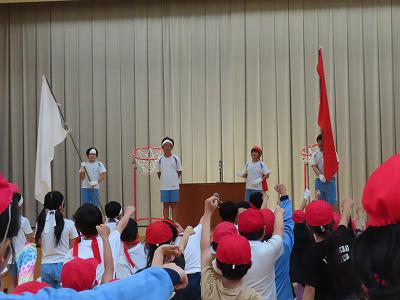 運動会結団式