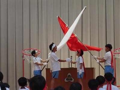 運動会結団式
