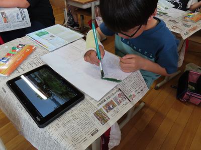 ４年生　図工の学習