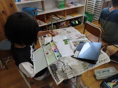 ４年生　図工の学習