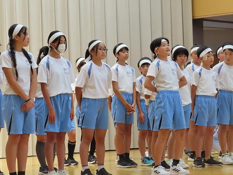 町陸上大会壮行式　居住地交流他