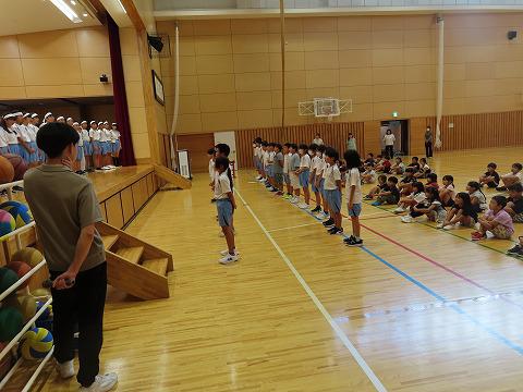 町陸上大会壮行式　居住地交流他