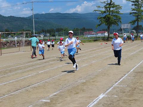 全校種目の練習+運動会向けての走練習