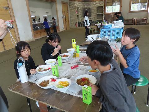 4年生の宿泊学習1日目