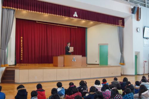 3学期始業式