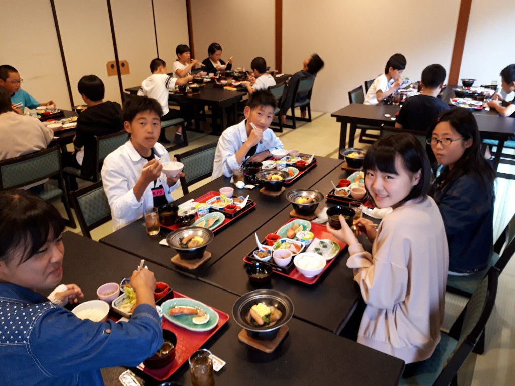 修学旅行、二日目開始！