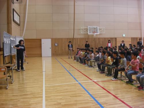 立腰に…あいうえお体操…そしてさつまいも！