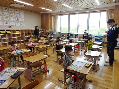 分散登校を実施しました