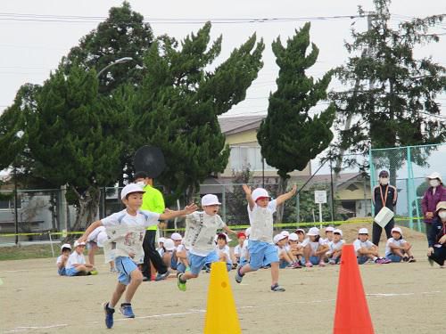 第一小学校陸上記録会３　技巧走