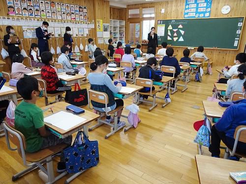 ３年生の学習を見ていただきました