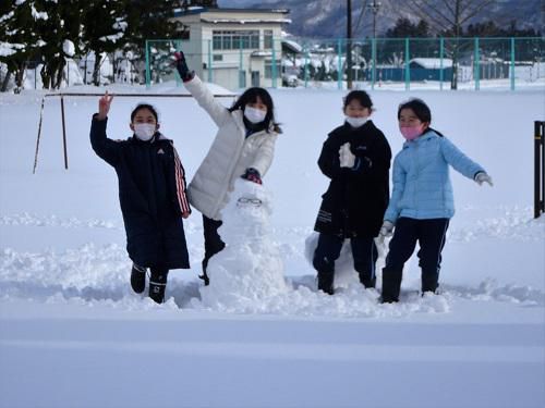 雪が降っても元気！