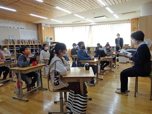 今年度最後の読み聞かせ
