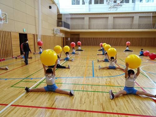 バランスボール運動