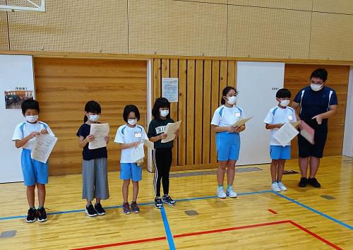 運動会係会が始まりました