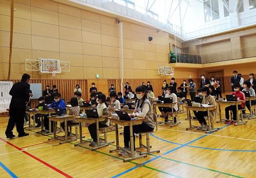５年生の学習を見ていただきました