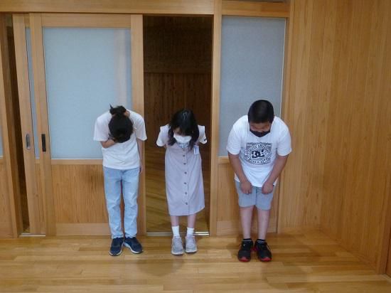 あいさつが響く第一小！