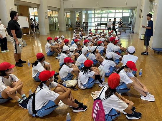 先輩の姿に感動！～飯豊中学校運動会へ参加しました！～