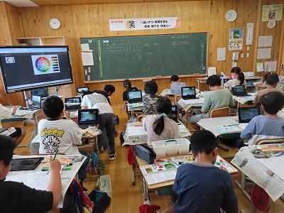 ４年生　図工の学習