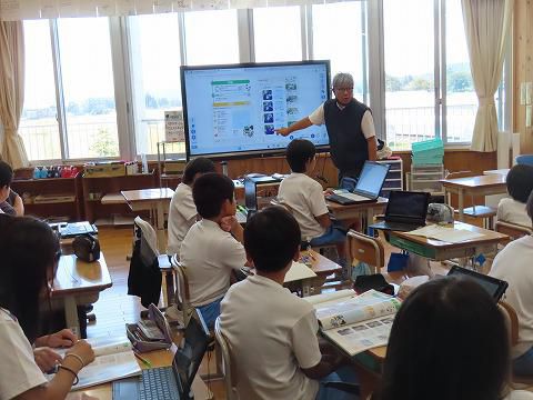 5年生　台風の行方　　1年生　自学の仕方(漢字編)