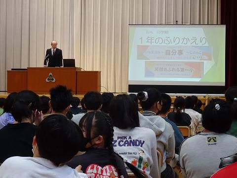 令和７年度　修了式