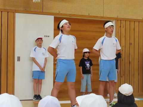 運動会結団式