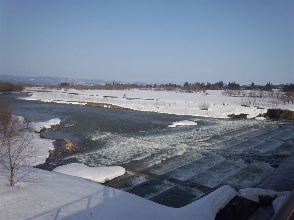 白川の水量もだいぶ多くなりました。