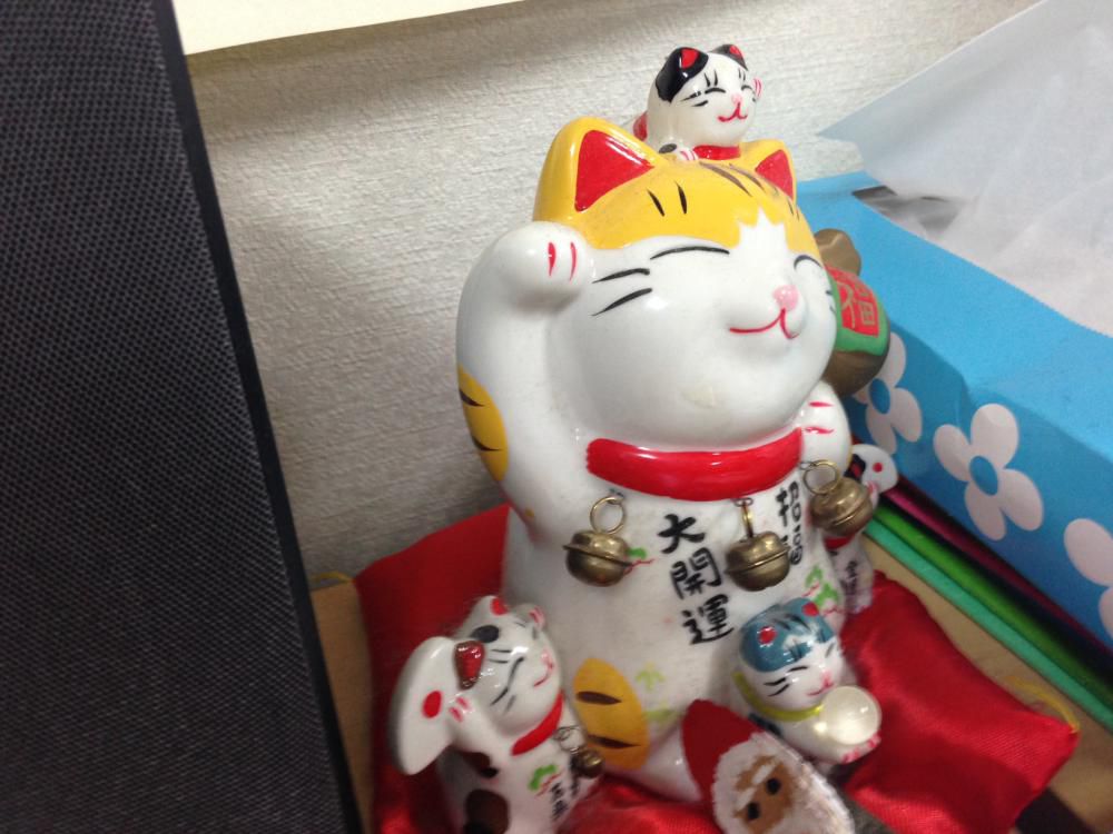 幸福の招き猫