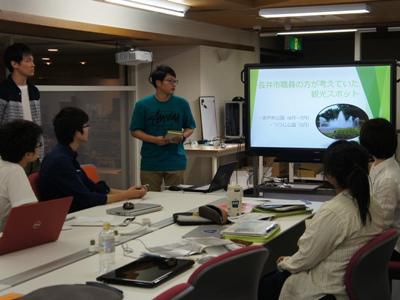 i-bayでフィールドワークの発表が行われました