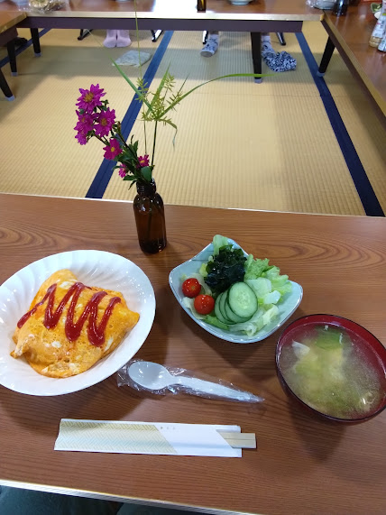 中部地区交流食堂CHOKKI(オムライスの巻き)in新田自治館(中部地区まちづくりセンター)